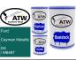Preview: Ford, Cayman Metallic, DA / M6487: 500ml Lackdose + 500ml Klarlack + 250ml Härter - Set, von ATW Autoteile West.